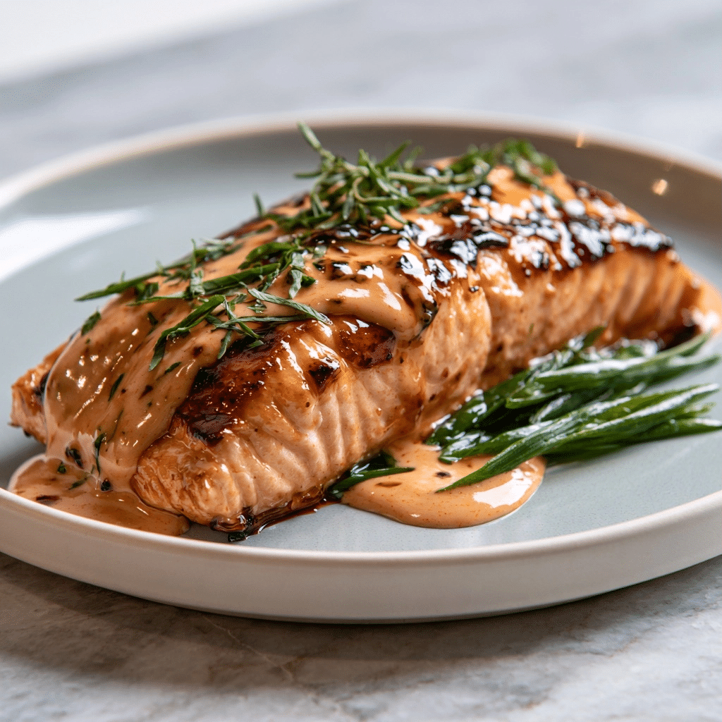 Easy Bang Bang Salmon: A Perfect Creamy Baked Dinner