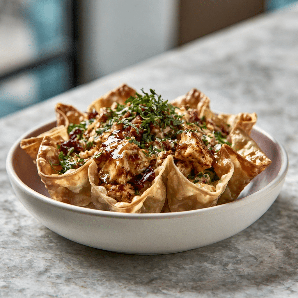 Easy Chicken Wonton Taco Bowl: A Quick and Crispy Delight 4 Easy Chicken Wonton Taco Bowl: A Quick and Crispy Delight