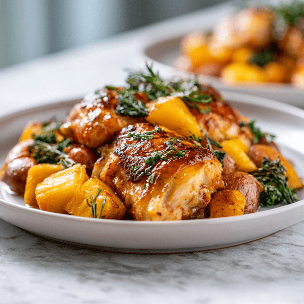 Simple Hawaiian Chicken Sheet Pan: A Healthy Weeknight Dinner