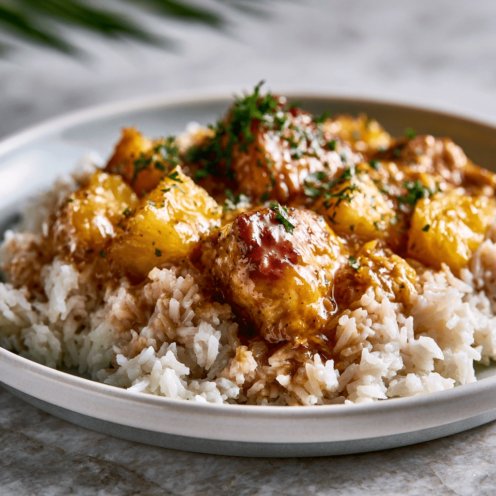 Hearty Pineapple Chicken and Rice: A Simple One-Skillet Meal