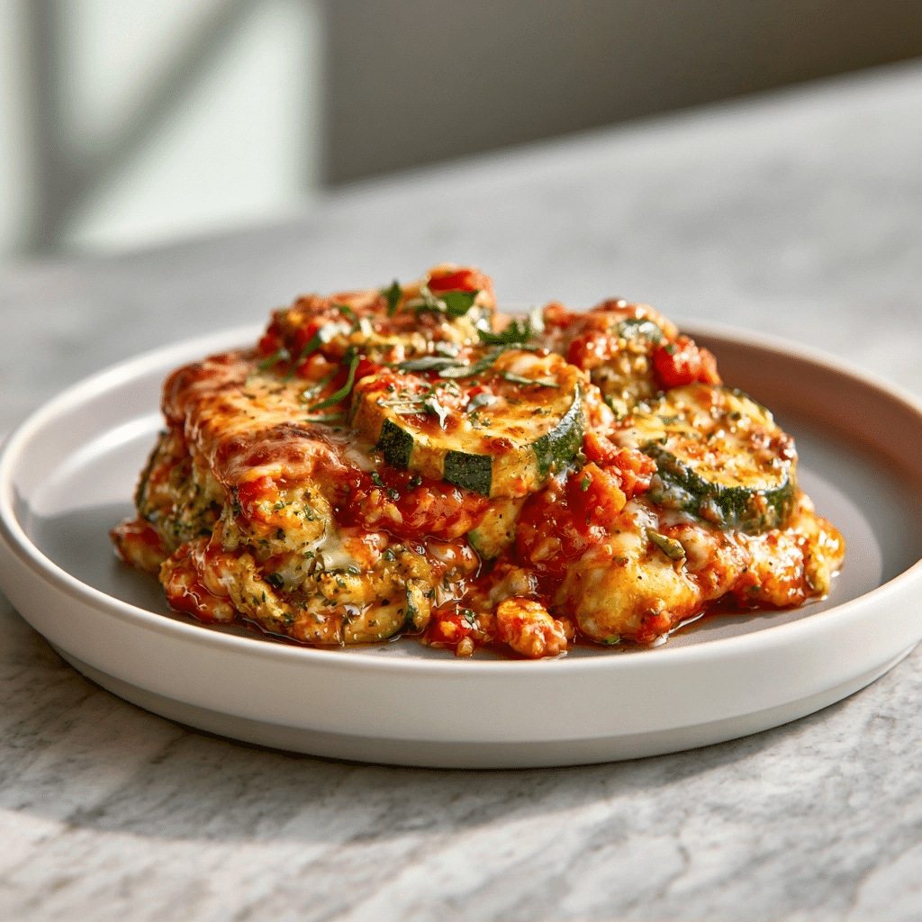 Healthy Cheesy Zucchini Pizza Casserole: Simple Family Meal 4 Healthy Cheesy Zucchini Pizza Casserole: Simple Family Meal