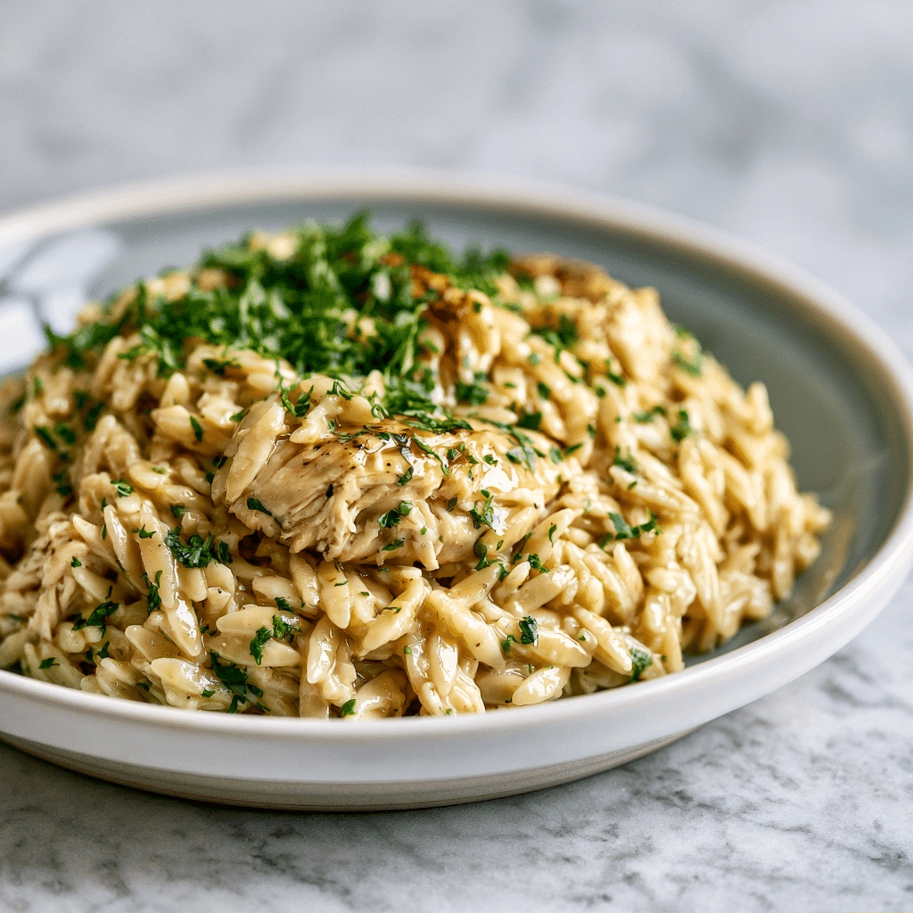 Healthy High Protein Chicken Orzo: A Creamy One-Pan Meal 4 Healthy High Protein Chicken Orzo: A Creamy One-Pan Meal