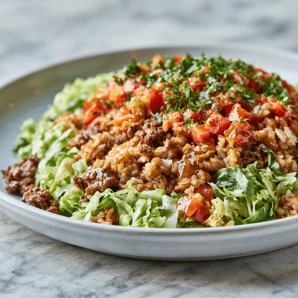 Healthy Taco Rice Bowl: A Quick and Simple Weeknight Dinner