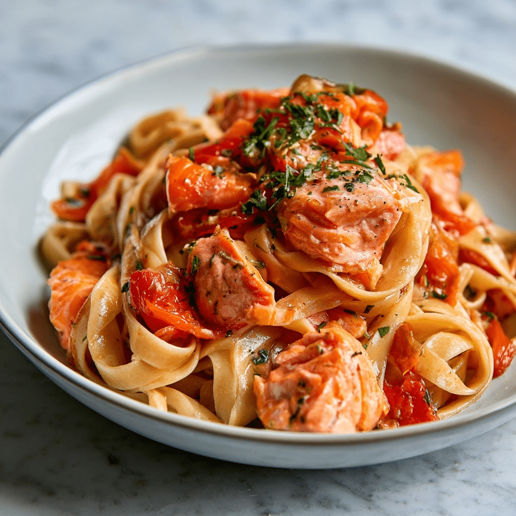 Simple Tasty Salmon Pasta Without Cream: A Zesty Delight