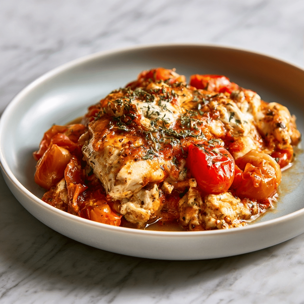 Simple Caprese Chicken Casserole: A Healthy One-Pan Dinner