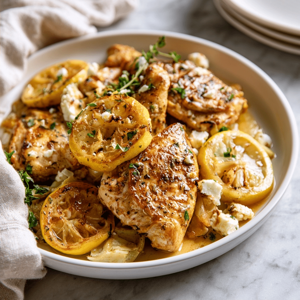 Perfect Greek Chicken with Lemon and Feta: Simple Baking 5 image 1784940595341