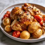 Healthy Greek Sheet Pan Chicken Dinner: Easy One-Pan Meal
