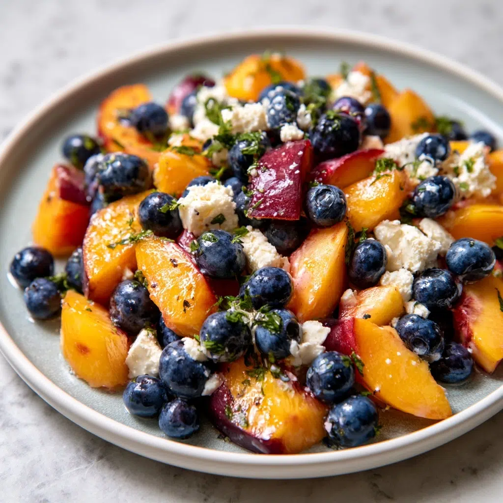 Healthy Blueberry Peach Feta Salad: A Refreshing Summer Dish 4 Healthy Blueberry Peach Feta Salad: A Refreshing Summer Dish