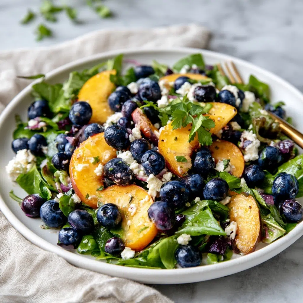 Healthy Blueberry Peach Feta Salad: A Refreshing Summer Dish 5 image 1785804167037