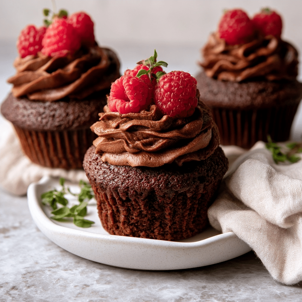 Delicious Chocolate Raspberry Cupcakes: A Perfect Treat 5 image 1785804664842