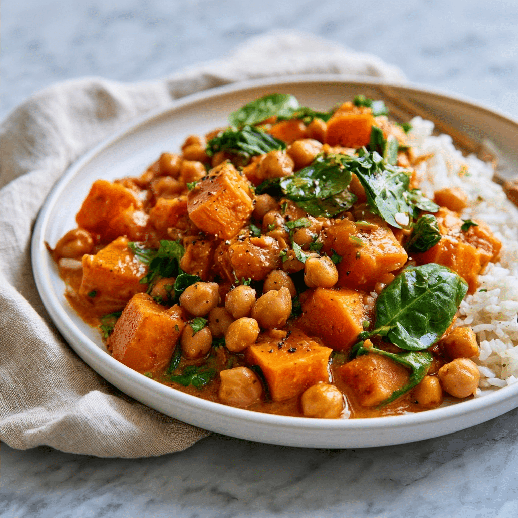 Healthy Sweet Potato and Chickpea Curry: A Simple Recipe 5 image 1785896241855