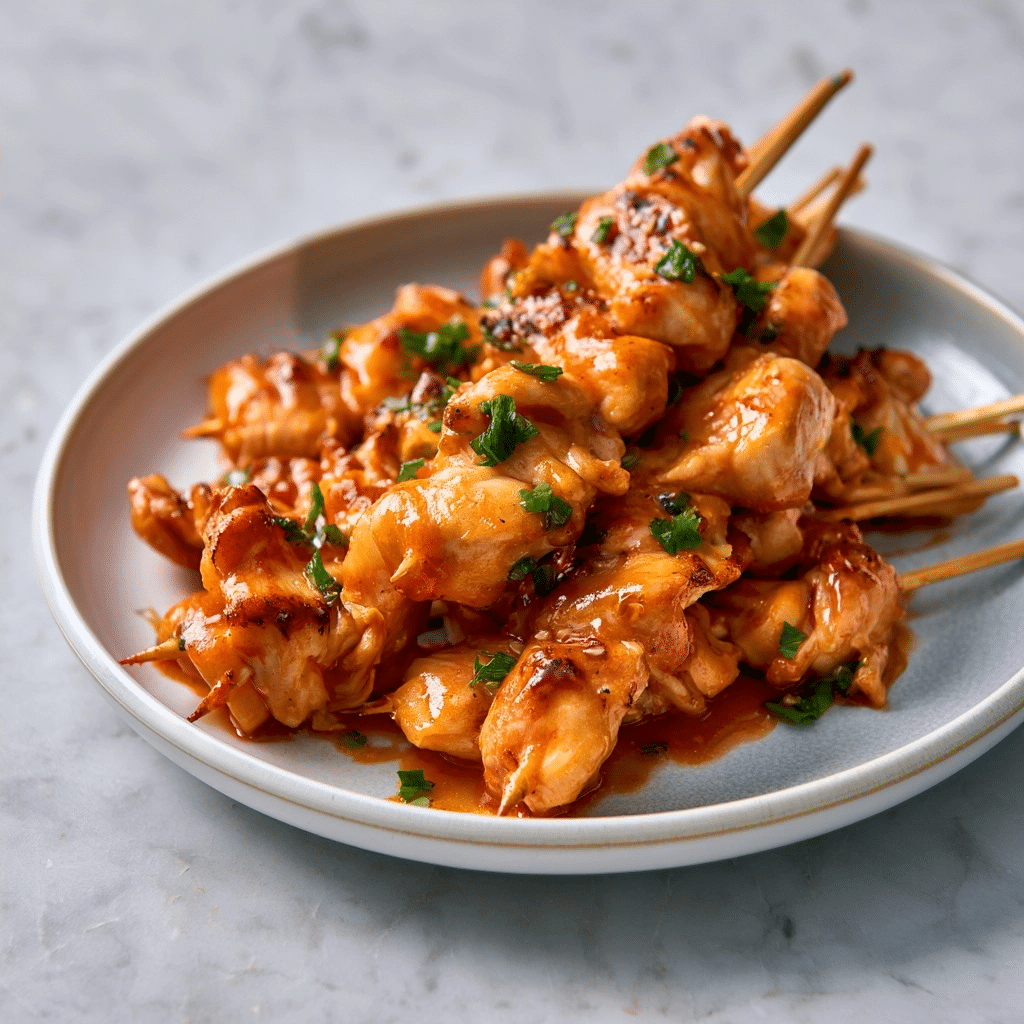 Easy Bang Bang Chicken Skewers: A Quick and Creamy Recipe 4 Easy Bang Bang Chicken Skewers: A Quick and Creamy Recipe