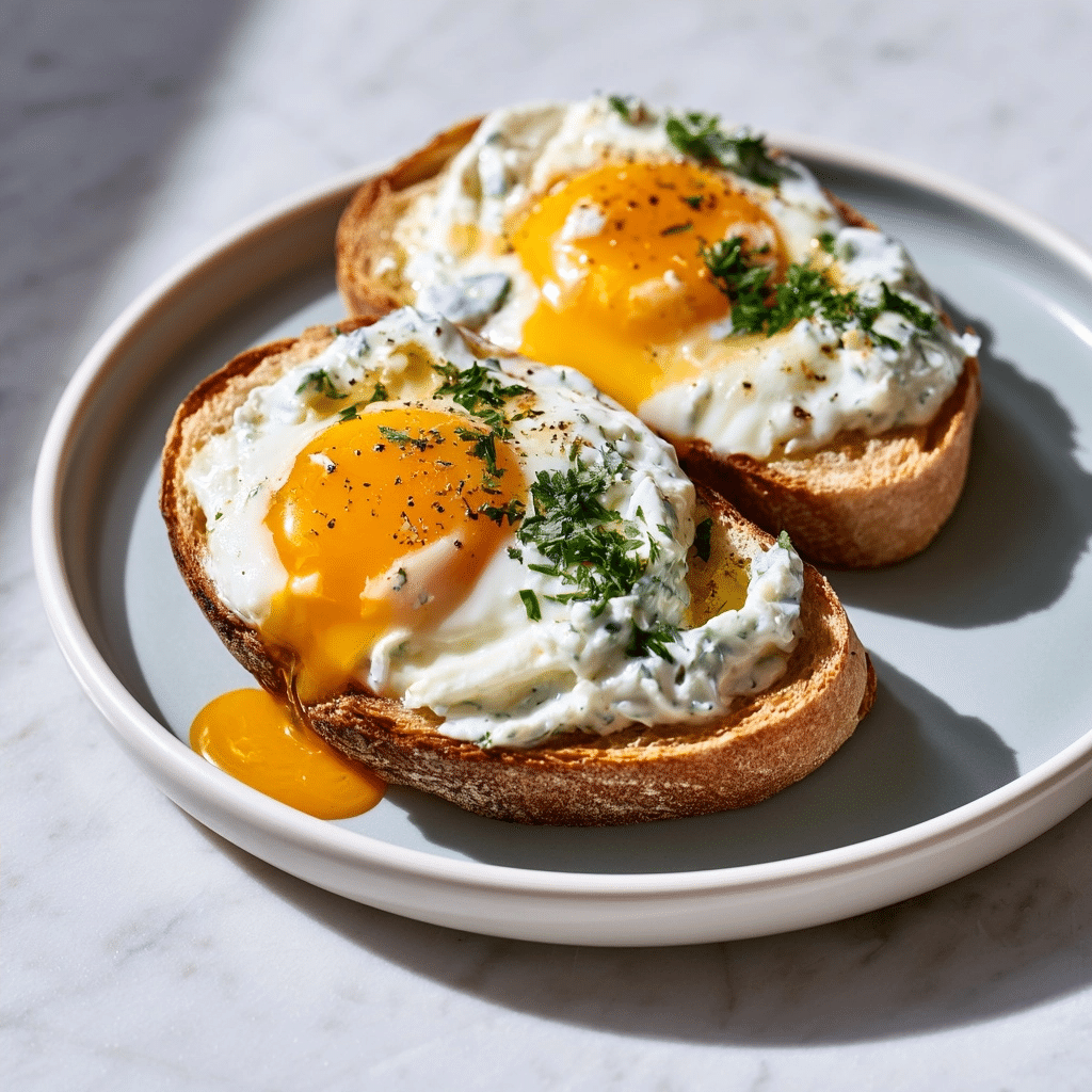 Simple Smashed Egg Toasts with Herby Lemon Yogurt 4 Simple Smashed Egg Toasts with Herby Lemon Yogurt
