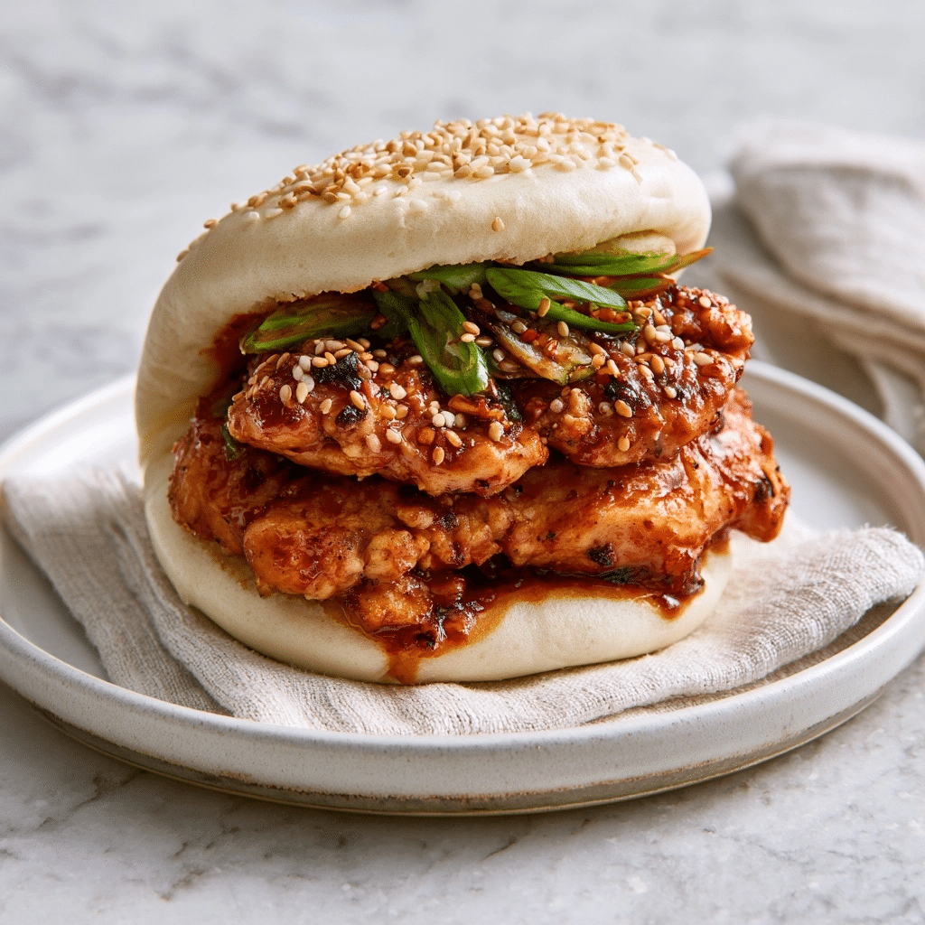 Delicious Korean Chicken Bao: The Ultimate Fusion Treat 5 image 1785979811081