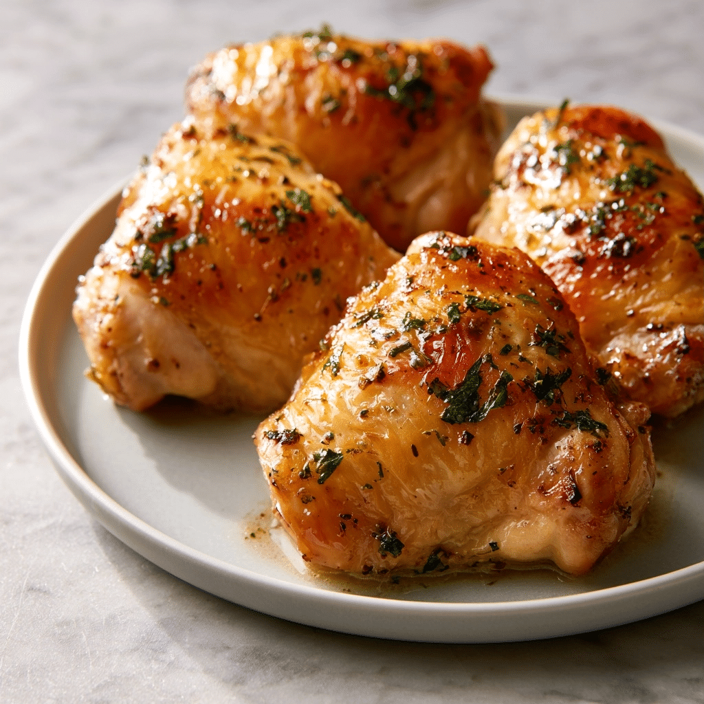 Perfect Oven Baked Chicken Thighs: Crispy and Flavorful