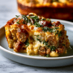 Healthy Sausage and Egg Whole30 Breakfast Casserole: Easy Recipe