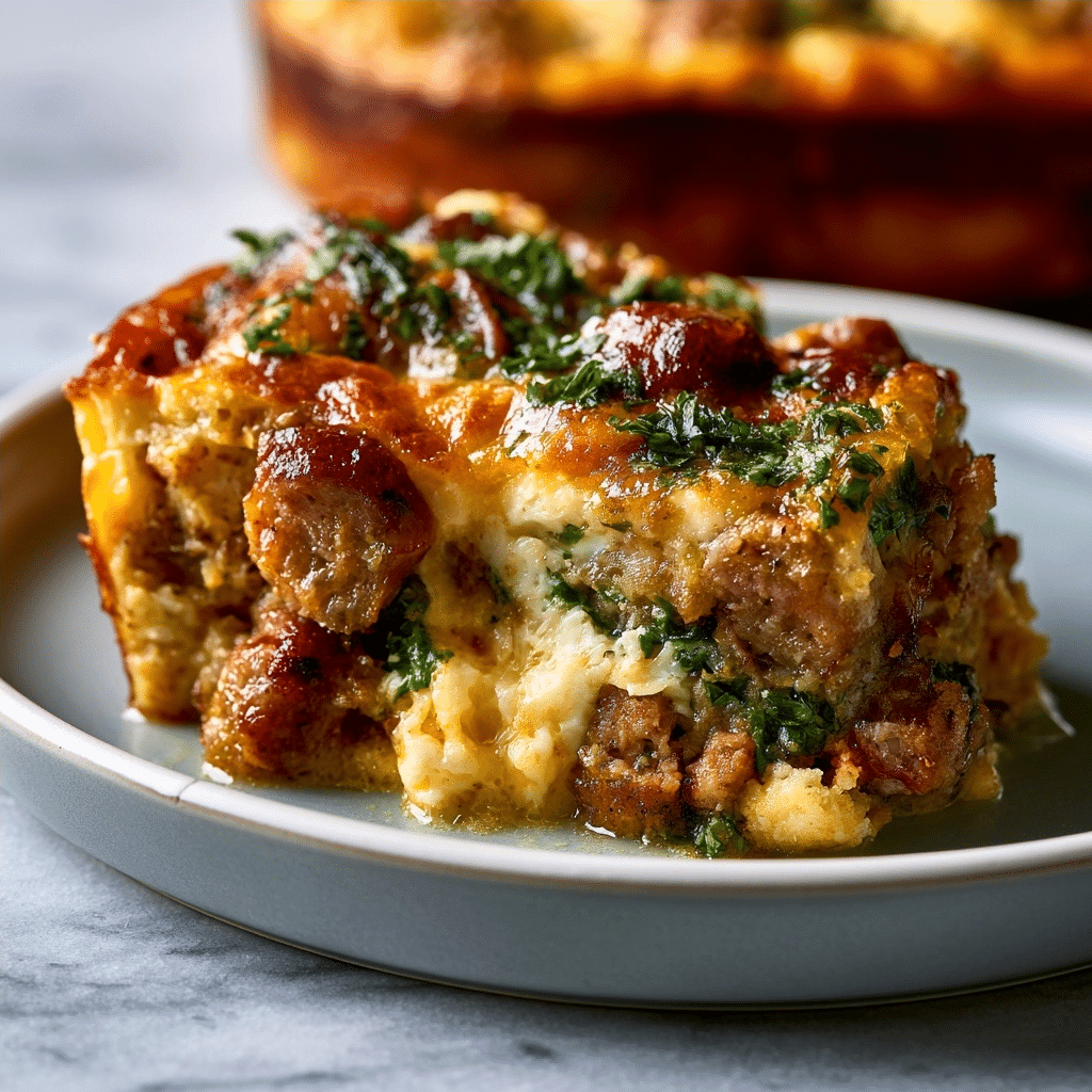 Healthy Sausage and Egg Whole30 Breakfast Casserole: Easy Recipe