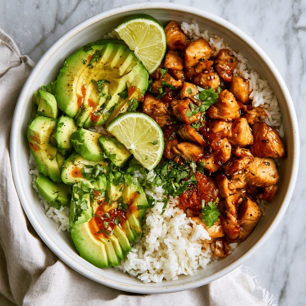 Perfect Honey Lime Chicken & Avocado Rice Bowl: Quick Recipe 5 image 1786060716606