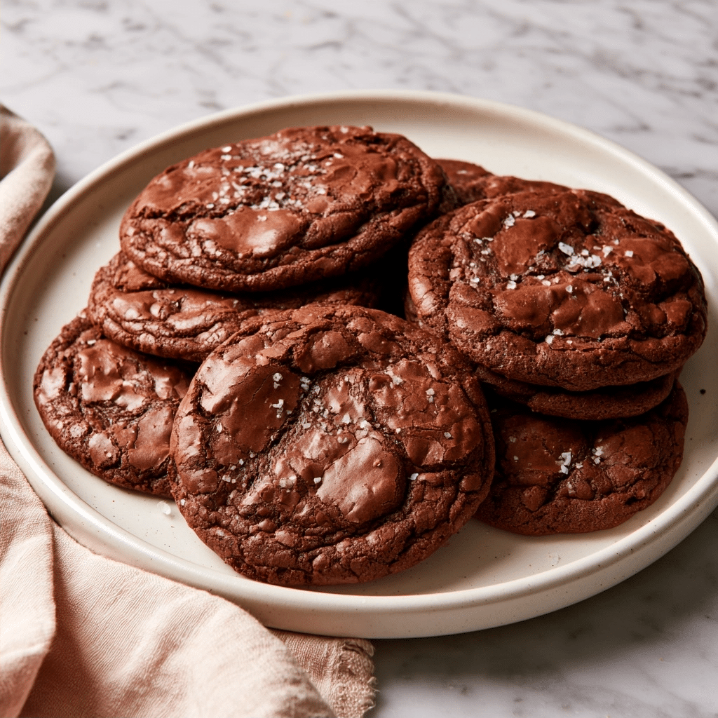 Perfect Salted Brownie Cookies: A Fudgy Homemade Treat 5 image 1786060877040