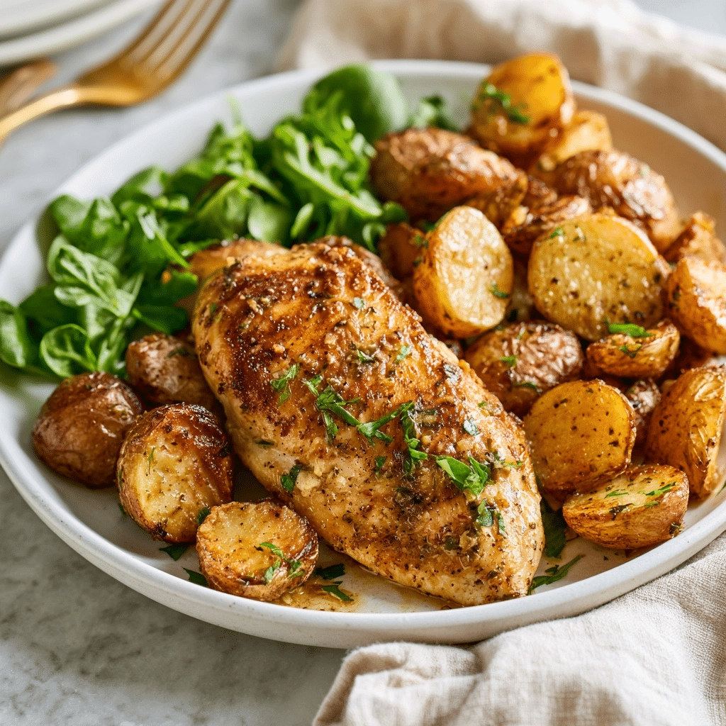 Perfect Garlic Parmesan Chicken and Potatoes: A Simple Dinner 5 image 1786236608063