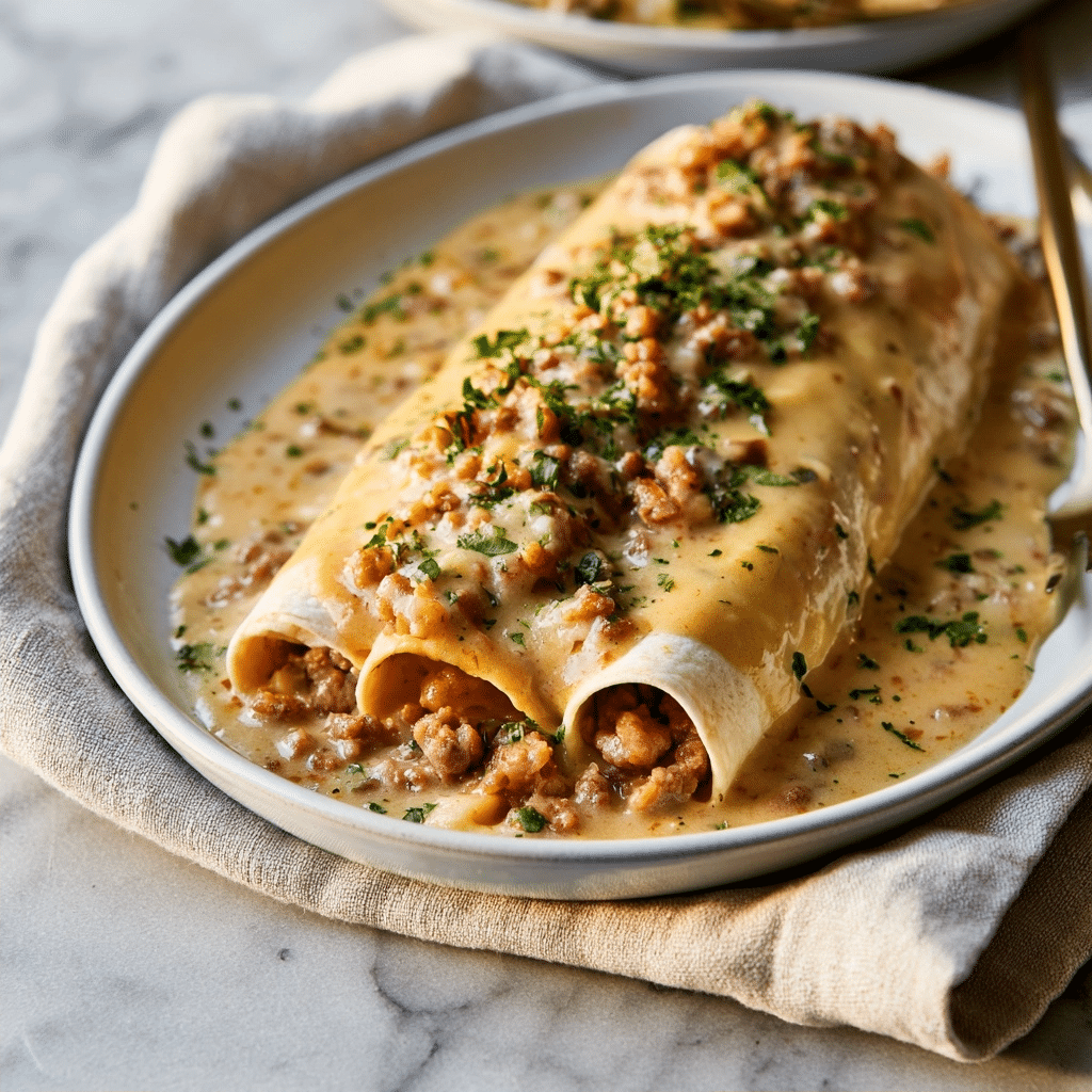 Delicious Enchiladas with Sausage Gravy: A Hearty Breakfast 5 image 1786236663475