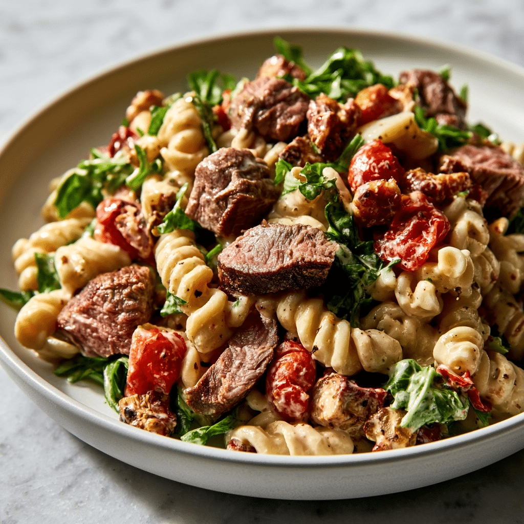 Easy Crispy Creamy Steak Pasta Salad: A Perfect Meal 4 Easy Crispy Creamy Steak Pasta Salad: A Perfect Meal