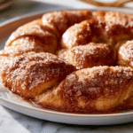 Simple Cinnamon-Sugar Pizza Made with Crescent Rolls