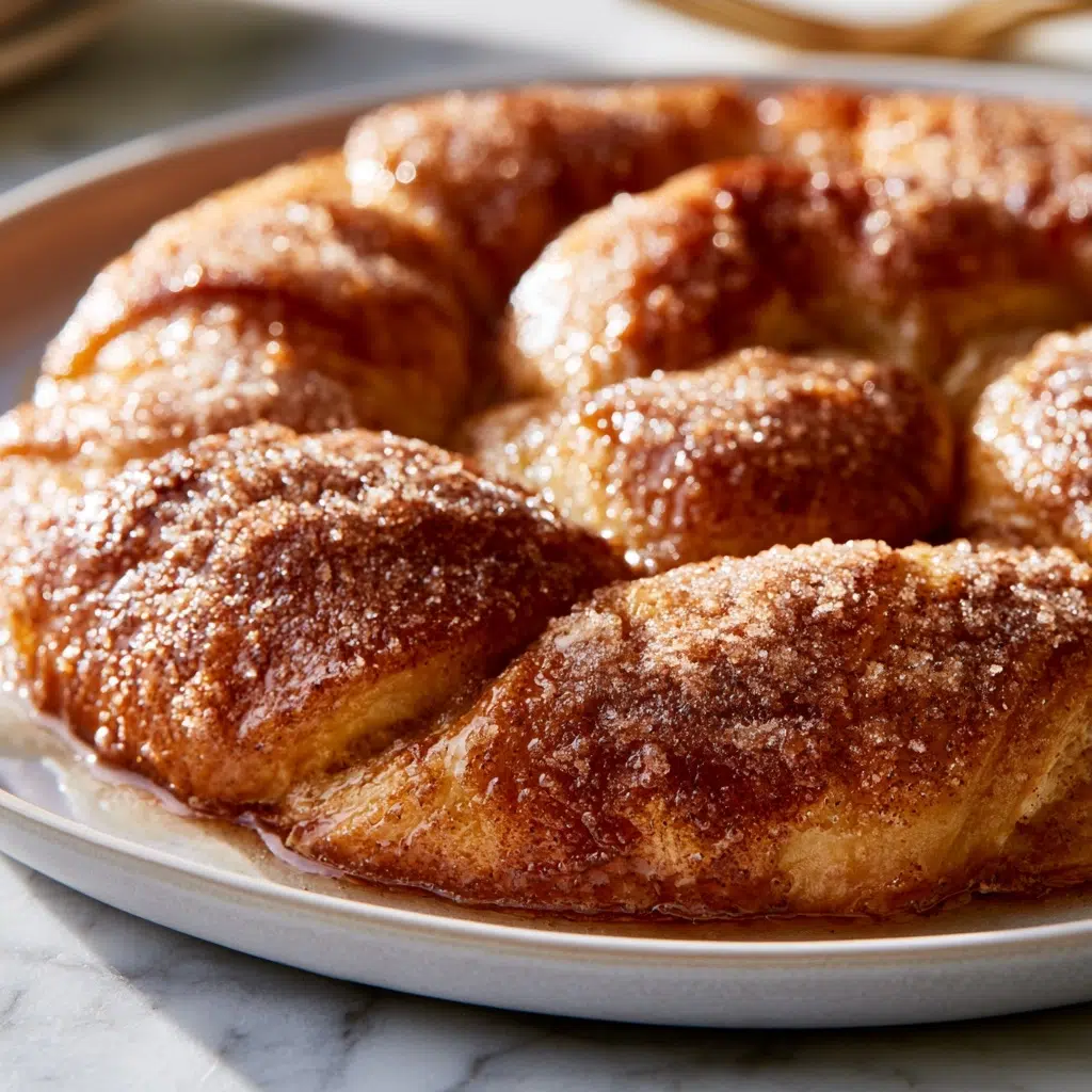 Simple Cinnamon-Sugar Pizza Made with Crescent Rolls 4 Simple Cinnamon-Sugar Pizza Made with Crescent Rolls