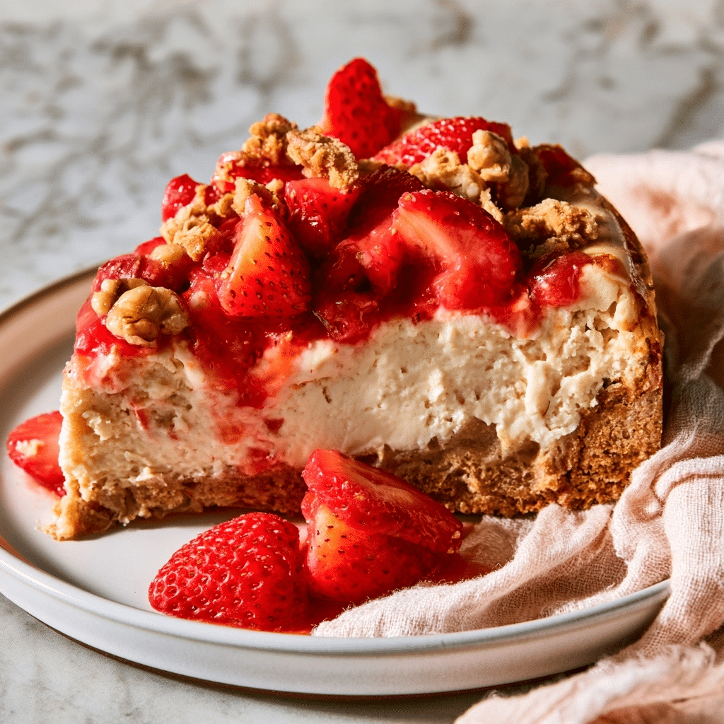 Easy Strawberry Crunch Cheesecake: A Creamy Dessert Masterpiece 5 image 1787359616694