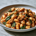 Easy One-Pot Pasta with Ground Turkey & Spinach Delight