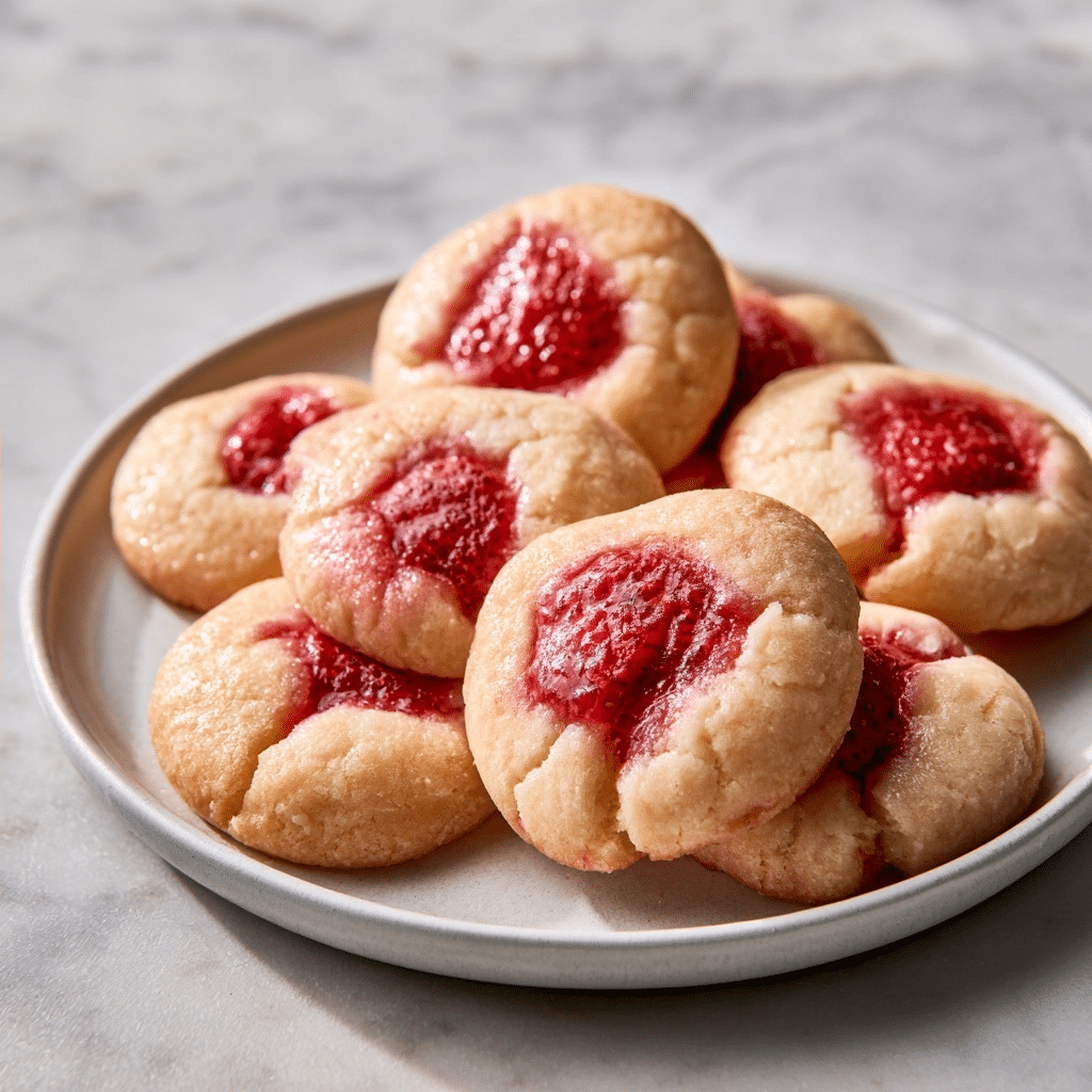 Simple Strawberry Kiss Cookies: Perfect Soft Treats