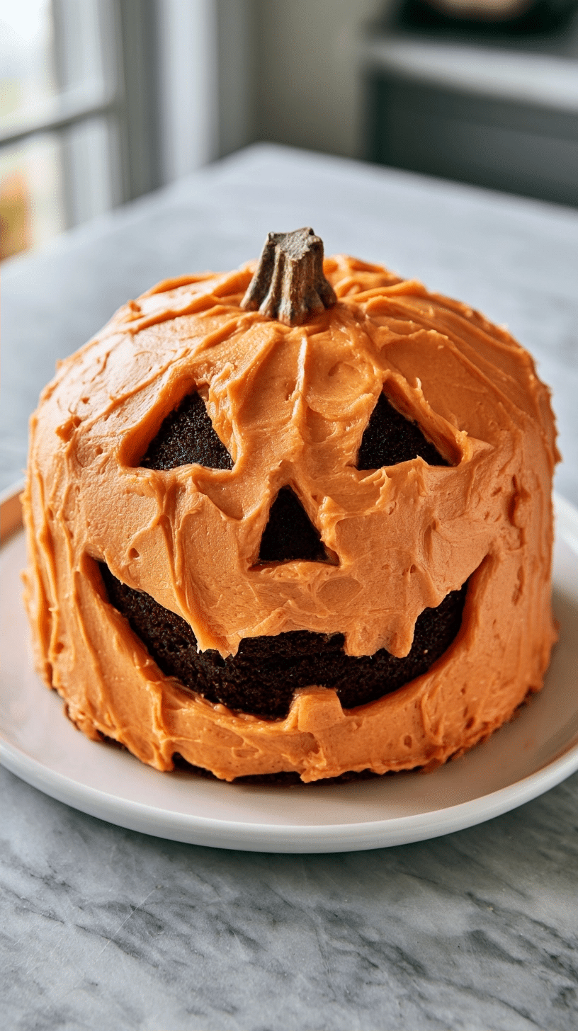 Perfect Jack-O’-Lantern Halloween Cake: Spooky Dessert 5 image 1787880786705